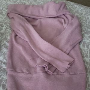 Of the shoulder sweater